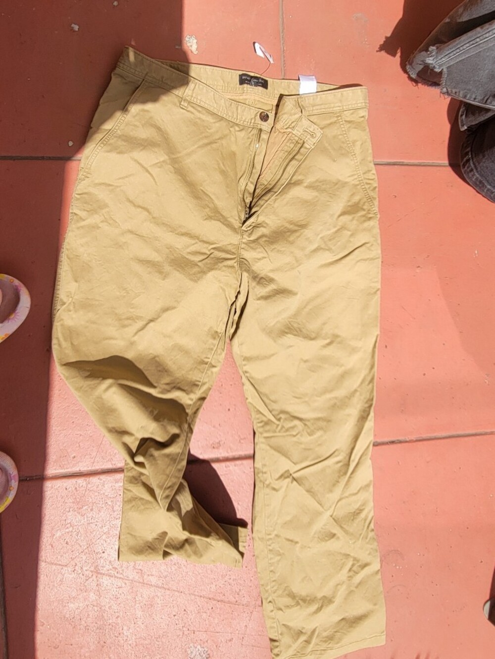 Banana Republic Womens Khaki Chinos - Light Tan - 18